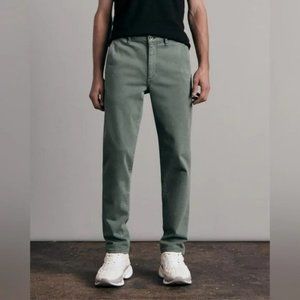 NWT RAG & BONE Mens FIT 2 SLIM Chino Slim in SAGE (Nylon 74%/Cotton 26% Blend)